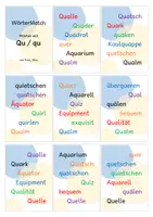 Vorschau - Spiele - WörterMatch: Wörter mit Qu/qu - Seite 2