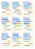 Vorschau - Spiele - WörterMatch: Wörter mit Qu/qu - Seite 3