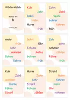 Vorschau - Spiele - WörterMatch: Wörter mit Dehnungs-h - Seite 2