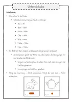 Vorschau - Arbeitsblätter - Lautschulung: Lange und kurze Vokale 2 - Fördermaterial für Vorschule und 1. & 2. Klasse (inkl. Lösungen) - Seite 1