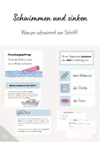 Vorschau - Arbeitsblätter - Schwimmen und sinken - Materialpaket (Klasse 3,4) - Seite 1