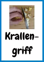Vorschau - Poster - Krallengriff - Tunnelgriff - AT Schneiden - Ernährung und Soziales ES - Seite 1