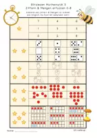 Vorschau - Unterrichtsreihen - Blitzlesen Mathematik 1. Klasse – Ziffern und Mengen erfassen ZR 20 - Seite 3