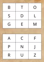 Vista previa - Refuerzo / NEE / Materiales de apoyo - Bingo de lletres / Bingo de letras - Portada