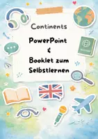 Vorschau - Unterrichtsreihen - Kontinente (Continents) Selbstlernmaterial - Deckblatt