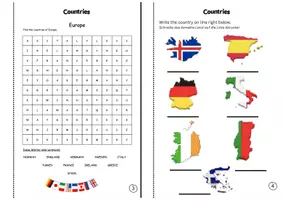 Vorschau - Unterrichtsreihen - Kontinente (Continents) Selbstlernmaterial - Seite 3