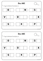 Vorschau - Arbeitsblätter - Übungsheft zum ABC und Wörterbuch - Seite 3