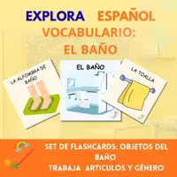 Vista previa - Juegos / Gamificación - Megapack: vocabulario La casa y el baño + 20 verbos de acción. - página 1