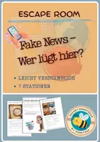 Vorschau - Arbeitsblätter - KI, Social Media & Medien - Wachsendes Materialpaket - dreifach / vierfach differenziert - Seite 1