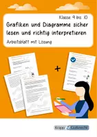 Vorschau - Arbeitsblätter - Grafiken und Diagramme lesen und richtig interpretieren - Deckblatt
