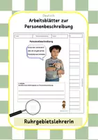 Vorschau - Arbeitsblätter - Materialpaket - Personenbeschreibungen - Seite 1