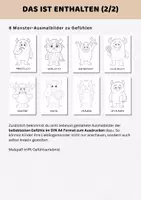 Vorschau - Bildkarten - Gefühle Monster Legekreis | Gefühle und Emotionen erkennen, benennen & verstehen | Morgenkreis Kita & Grundschule - Seite 2