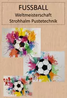 Vorschau - Mal- und Bastelvorlagen - Fußball, Weltmeisterschaft, WM, 2026, Kunstprojekt - Deckblatt