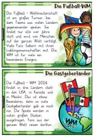 Vorschau - Bildkarten - Fußball WM 2026 Abschreibkartei (Grundschrift) | Lesen & Schreiben Klasse 2–4 | Sachunterricht & Deutsch - Seite 2