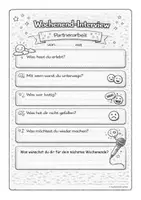 Vorschau - Arbeitsblätter - Wochenend-Rückblick – Reflexionsmaterial Grundschule - Seite 2