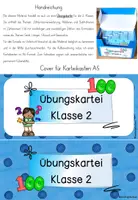Vorschau - Stationenlernen - Mathekartei Klasse 2 | Übungskartei & Freiarbeitsmaterial Mathematik - Seite 2
