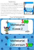 Vorschau - Stationenlernen - Mathekartei Klasse 2 | Übungskartei & Freiarbeitsmaterial Mathematik - Seite 3