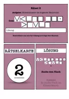 Vorschau - Arbeitsblätter - Freimaurer Chiffre Stationenlernen Klasse 5–6 – Geheimschrift entschlüsseln Übungen (Informatik/Kryptologie, mit Lösungen) - Seite 2