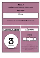 Vorschau - Arbeitsblätter - Freimaurer Chiffre Stationenlernen Klasse 5–6 – Geheimschrift entschlüsseln Übungen (Informatik/Kryptologie, mit Lösungen) - Seite 3