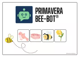 Vista previa - Juegos / Gamificación - PRIMAVERA Bee-Bot® plantillas (cat/cast) - Portada