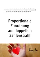 Vorschau - Arbeitsblätter - Proportionale Zuordnung am doppelten Zahlenstrahl - Deckblatt