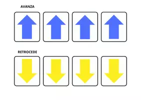 Vista previa - Juegos / Gamificación - TARJETAS flechas comando y cuadrícula tapete Bee-Bot® (cat/cast) - página 2