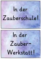 Vorschau - Mal- und Bastelvorlagen - Zauberstäbe gestalten - Reihentransparenz - Seite 2