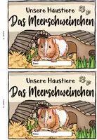 Vorschau - Arbeitsblätter - Haustiere: Das Meerschweinchen (Miniheft & Faltheft) - Seite 3