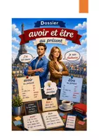 Vorschau - Arbeitsblätter - avoir et être - Deckblatt