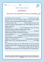 Vorschau - Stundenentwürfe - Der Hinduismus Ethik & Religion - 90 Min. Einheit 6.-8. Klasse - Seite 1
