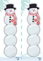 Aperçu - Apprentissages en autonomie - ⛄❄️ Construis ton bonhomme de neige ! 🧤🧣 - Page 2