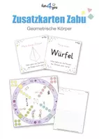 Vorschau - Spiele - Geometrische Körper- Zusatzkarten Zabu - Homeschooling - Deckblatt