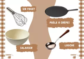 Aperçu - Apprentissages en autonomie - 🥞✨ Imagier autour de la pâte à crêpes 📖👩🍳 - Page 2