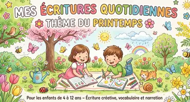 Aperçu - Feuilles d'exercices - Compréhension de lecture & écriture Printemps - Page de couverture