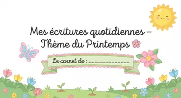 Aperçu - Feuilles d'exercices - Compréhension de lecture & écriture Printemps - Page 1