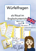 Vorschau - Spiele - Würfelfragen als Ritual im Englischunterricht - Deckblatt