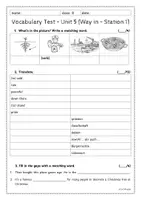 Vorschau - Test - Vocabulary Tests für Themen der 8. Klasse (Orange Line) - Seite 2