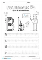 Vorschau - Arbeitsblätter - Buchstabe B / b (25 Arbeitsblätter) - Seite 3