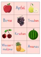 Vorschau - Spiele - Lese-Duo Kl. 1 - Obst (4 Versionen) - Seite 3