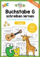 Vorschau - Arbeitsblätter - Buchstabe G / g (25 Arbeitsblätter) - Deckblatt