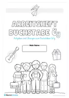 Vorschau - Arbeitsblätter - Buchstabe G / g (25 Arbeitsblätter) - Seite 1