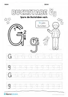 Vorschau - Arbeitsblätter - Buchstabe G / g (25 Arbeitsblätter) - Seite 3