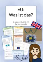 Vorschau - Arbeitsblätter - EU: Was ist das? Gruppenpuzzle im Sachunterricht - Deckblatt