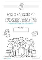 Vorschau - Arbeitsblätter - Buchstabe K / k (25 Arbeitsblätter) - Seite 1