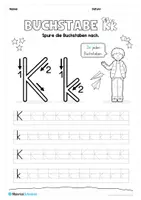 Vorschau - Arbeitsblätter - Buchstabe K / k (25 Arbeitsblätter) - Seite 3