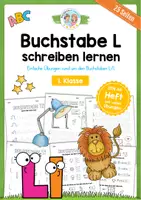 Vorschau - Arbeitsblätter - Buchstabe L / l (25 Arbeitsblätter) - Deckblatt