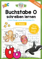 Vorschau - Arbeitsblätter - Buchstabe O / o (25 Arbeitsblätter) - Deckblatt
