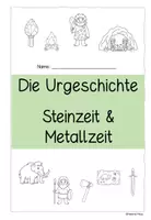 Vorschau - Unterrichtsreihen - Die Urgeschichte: Steinzeit und Metallzeit (Arbeitsheft) - Seite 1