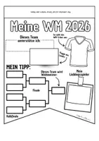 Vorschau - Arbeitsblätter - WM 2026 | Wimpel Steckbriefe | 2 Versionen - Seite 2