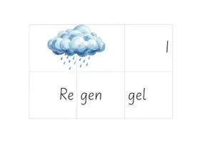 Vorschau - Spiele - Lernspiel-Puzzle Grundwortschatz für Magnetbausteine - Seite 1
